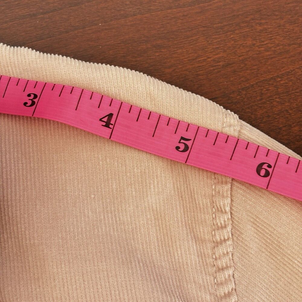 100% Cotton Harve Benard Corduroy Button-Up Shirt Light Pink Women’s M - Picture 6 of 8